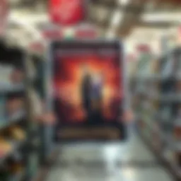 1997 Movie Poster at Salvation Army A person holding a 1997 movie poster found in a Salvation Army store, examining its details for authenticity.