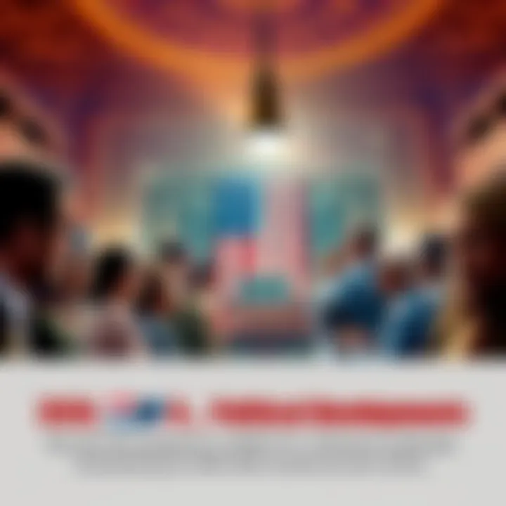 A group of diverse politicians discussing strategies in a bustling congressional setting, representing the 2026 U.S. political changes.