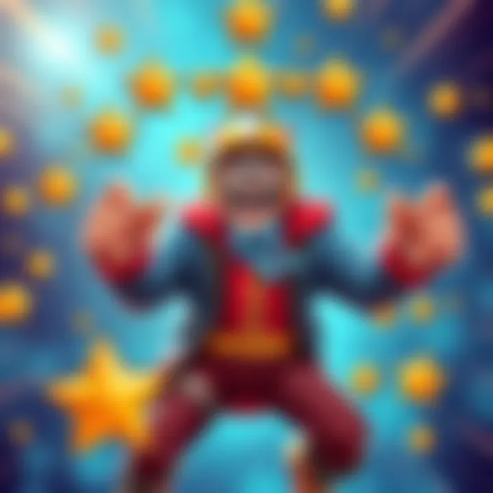 A vibrant character showcasing skills and capabilities at 5-star level, surrounded by energy and enthusiasm, symbolizing productivity without the need for 12 stars.