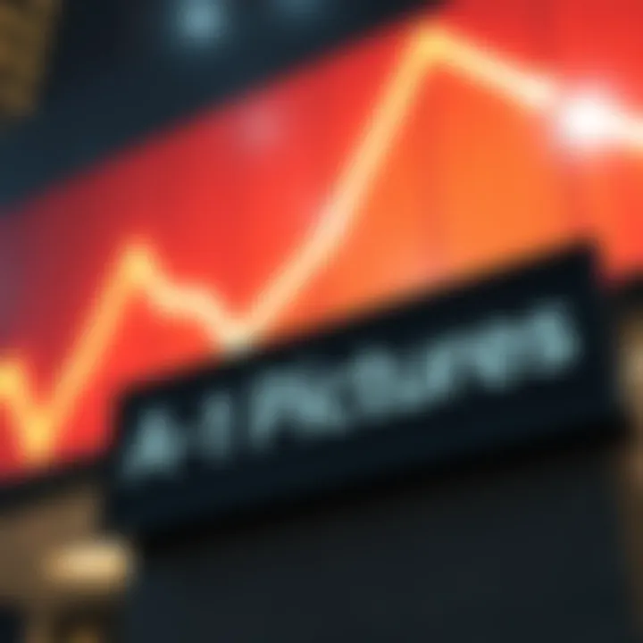 A-1 Pictures sign with a declining graph in the background, symbolizing financial struggles