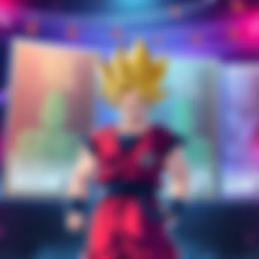 A character representing EZA TEQ Gohan next to ticket banners, showing the choice between spending in-game currency