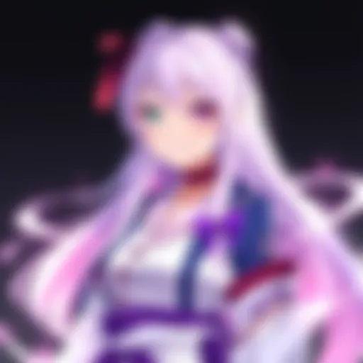 Ino changes her look to become Sumire, showcasing a new hairstyle and outfit that reflects Sumire's character traits.