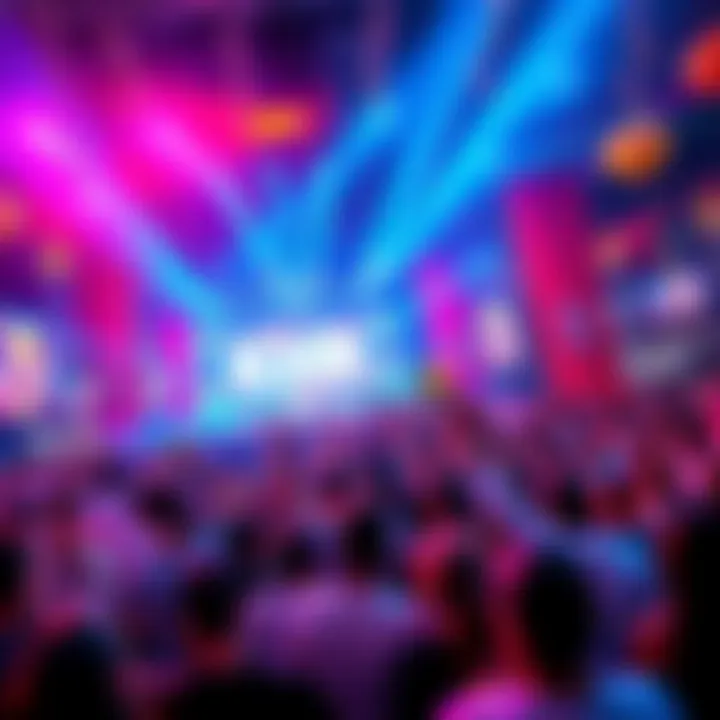 KHR Series Event Celebration A vibrant crowd of fans celebrating at the KHR series event with decorations and excitement in the air.