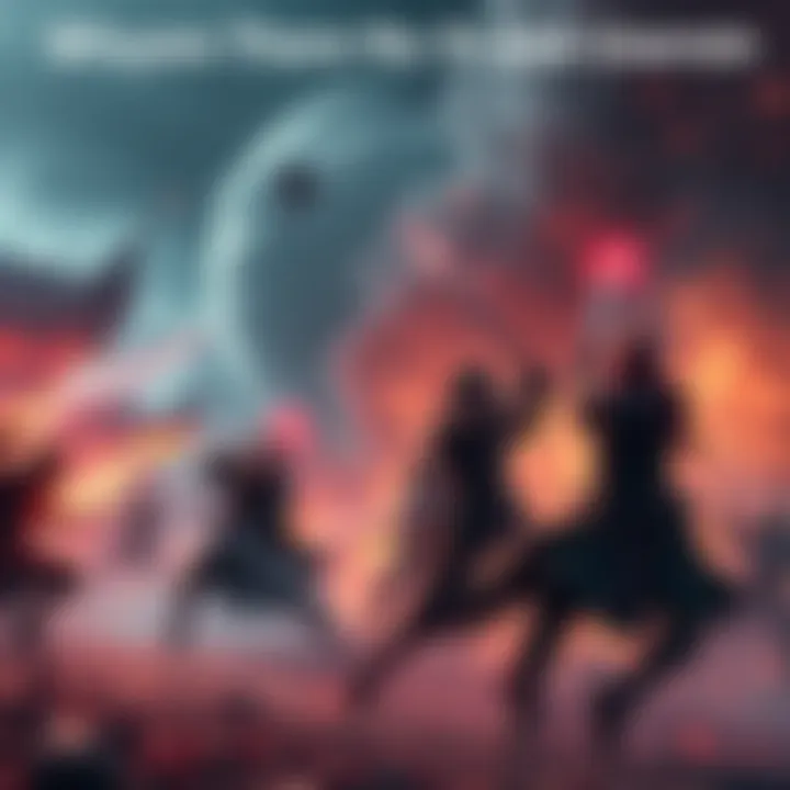 A scene showing battles without any stand users, highlighting the question of their absence in part 1.