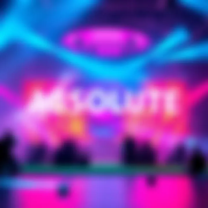 Exciting promotional graphic for the Absolute Launch event with bright colors and dynamic visuals