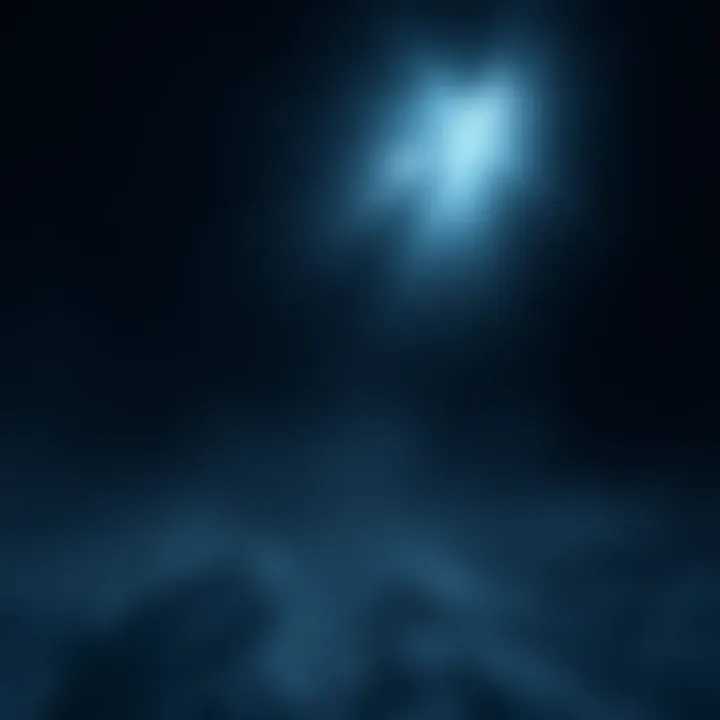 Abstract Representation of Emptiness A dark, vast space symbolizing emptiness, with subtle light effects suggesting depth and contemplation.