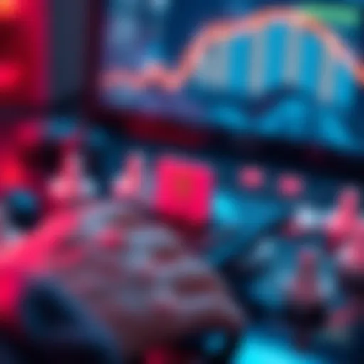 A person calculating costs related to giving away an online account on a calculator with account icons around