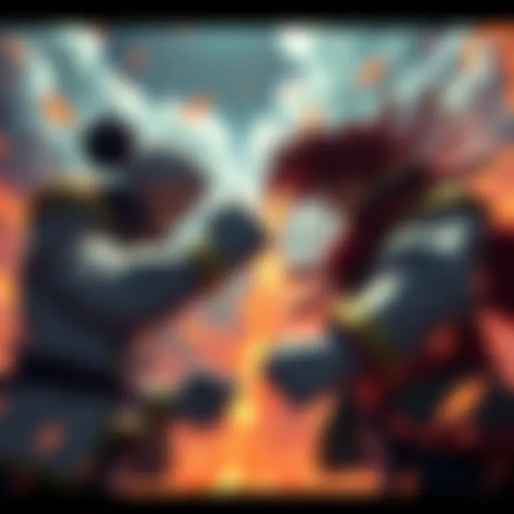 Admirals Kizaru and Kuzan in battle stance Admirals Kizaru and Kuzan facing off, showing hints of restraint in their powers during a tense fight
