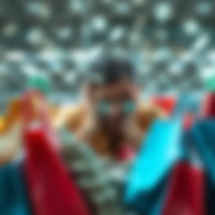 Adult Life Expenses A stressed adult surrounded by bills and empty shopping bags looking frustrated and overwhelmed.