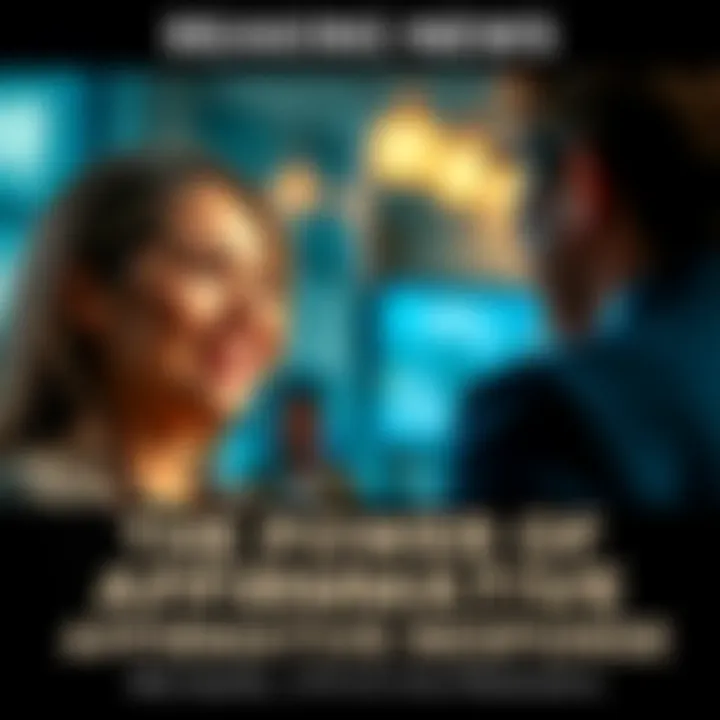 A person smiling and nodding while listening to another person, symbolizing positive affirmation in communication.