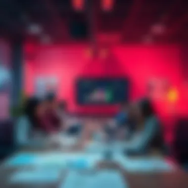 Agenda-Driven Decisions in 2026 A group of people in a meeting room discussing plans with charts and agendas on the table