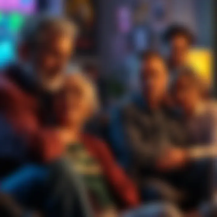 A group of actors from the series OPLA, showing signs of aging, discussing their experiences in a casual setting.