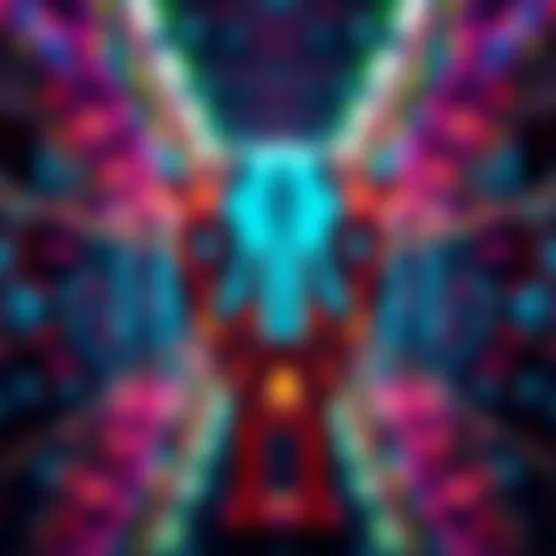 Stunning artwork created by artificial intelligence showcasing vibrant colors and imaginative designs