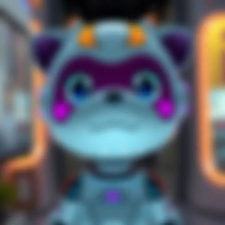 A charming AI Pekora character with a cute design, showing a friendly expression and vibrant colors that attract attention.