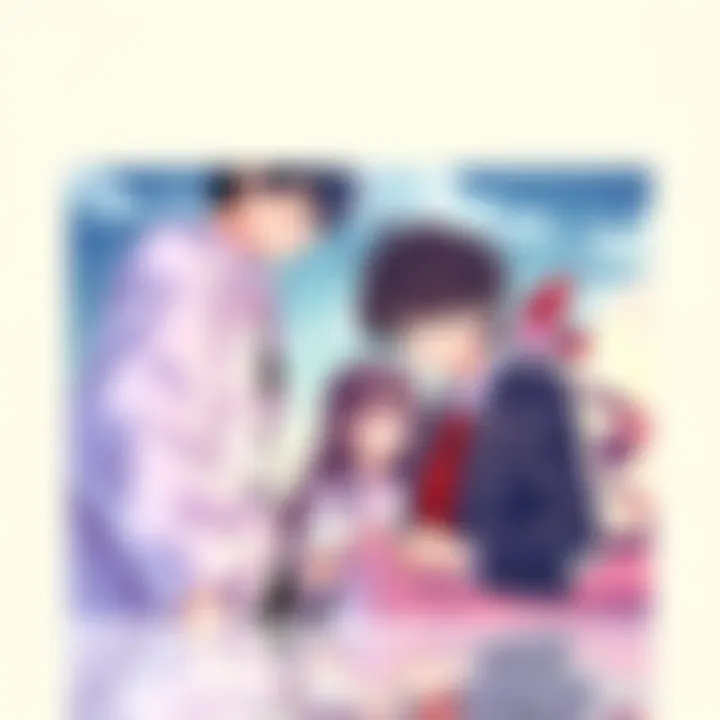 Illustration showing main characters from Akane-banashi engaged in a significant scene, reflecting their development and the storyline's progression.