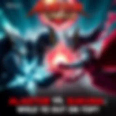 Alastor and Sukuna in a fierce battle stance, showcasing their powers and ready to fight in an intense showdown