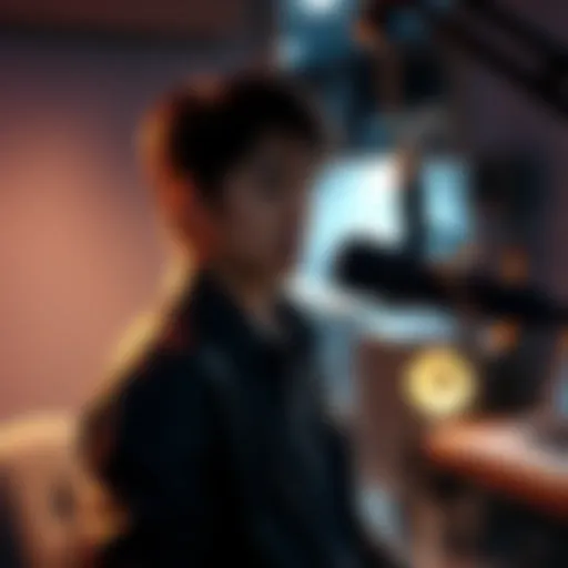 Alex Le in a recording studio expressing thoughts about voicing Kazuya