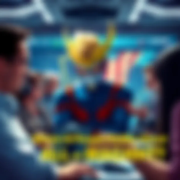People sharing opinions and critiques about All Might in an online forum setting