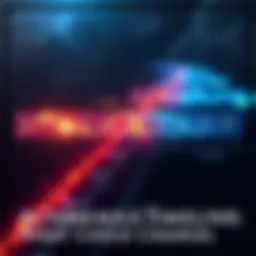 Alternate Timeline Concept A visual representation of different historical paths branching out, illustrating key events that could have changed history, with arrows and timeline markers.