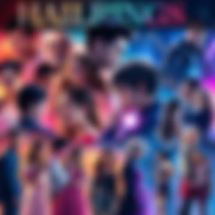 A collage showing various characters from popular series paired together in unexpected ways, showcasing fan art and creative interpretations of non-canon relationships.