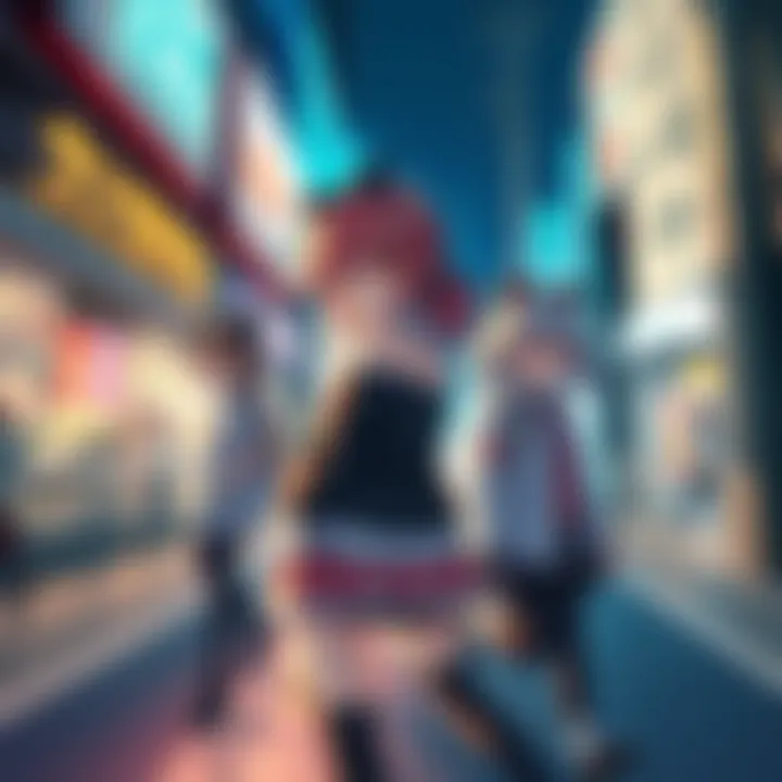 New visuals featuring characters HDWM Tsuna, Bluebell, Spanner, Bianchi, Alice, and Elliot for the Amano Akira exhibition at Roppongi Museum.