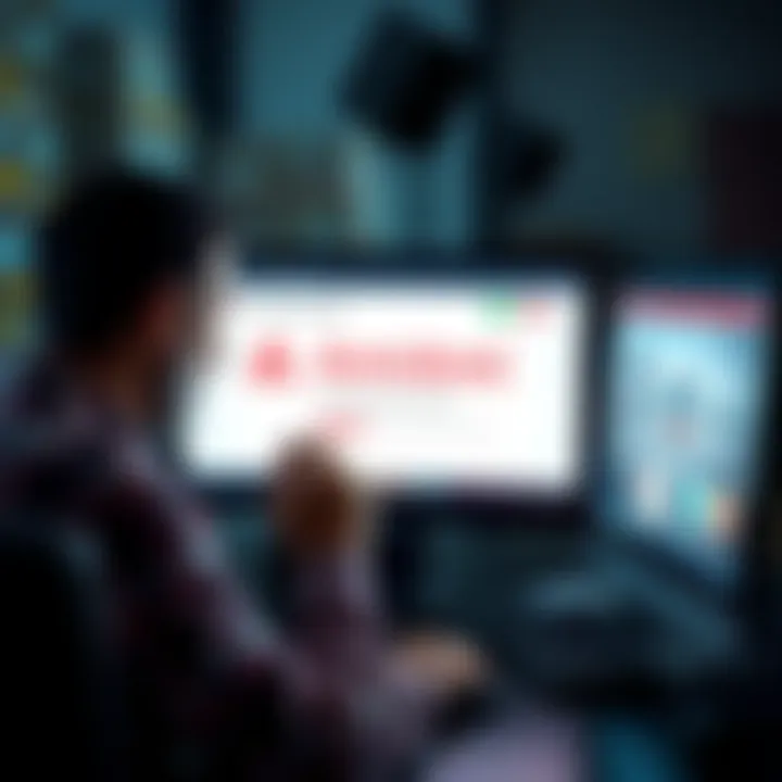 A frustrated customer looks at their computer screen showing an AmiAmi order status marked as processing for shipping.