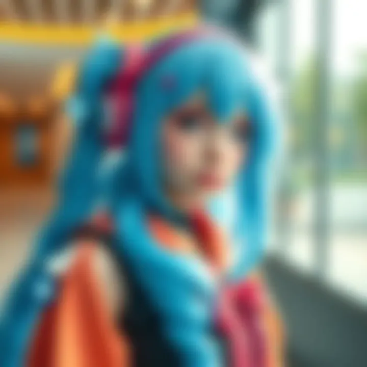 A skilled artist showcases their detailed and vibrant Amo Empool cosplay, highlighting the character's unique features and creativity.