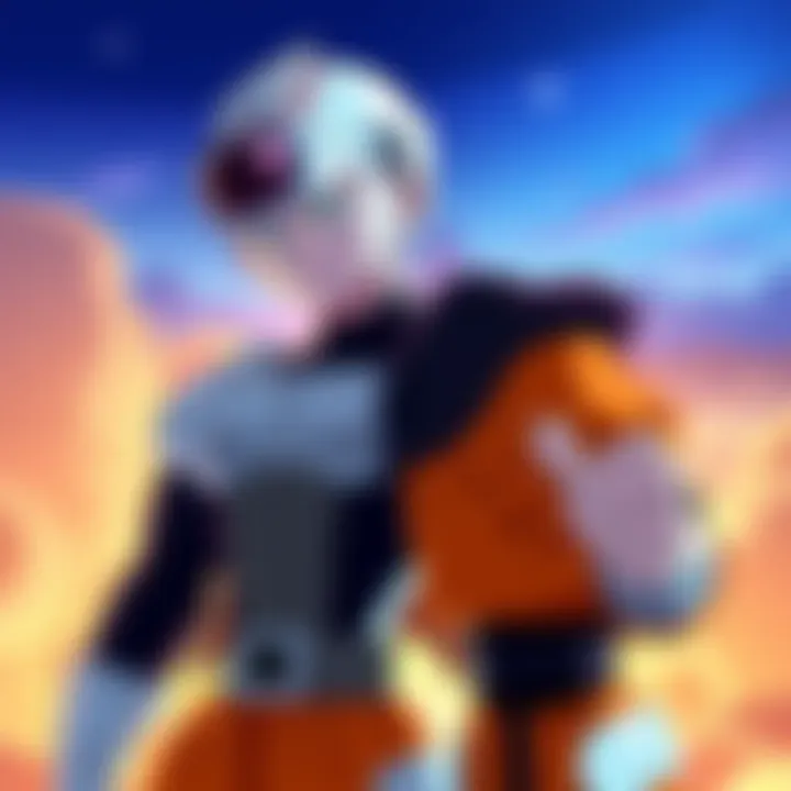 Android 18 and Krillin share a moment together, highlighting their loving bond in the Dragon Ball universe.