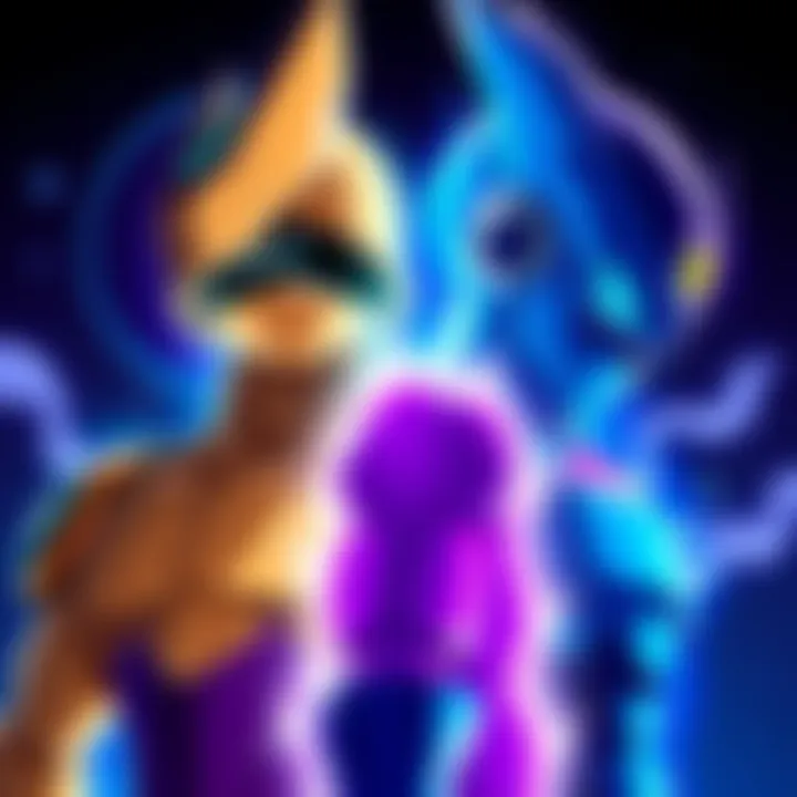 Original designs of Androids 19 and 20 from Dragon Ball, showcasing their features as robotic villains.