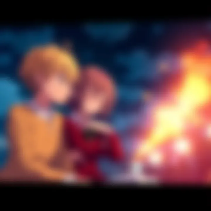 Characters from Angel Beats share a heartfelt moment during the last episode, reflecting on their journey and friendships.