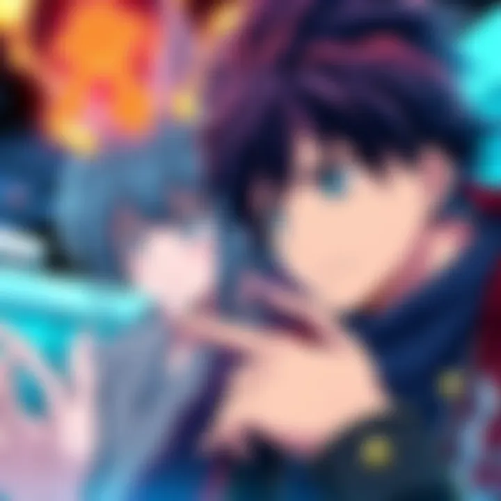 Two anime characters representing family lineage, showing unique abilities. One character has a powerful aura, while the other appears thoughtful, reflecting on inherited techniques.