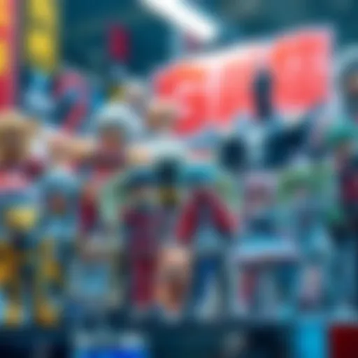 A variety of discounted anime figures from popular series like Steins;Gate and Re:Zero for sale