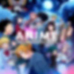 Anime Series Recommendations A vibrant collage of popular anime characters from various series, showcasing diversity in styles and themes, inviting new viewers to explore.