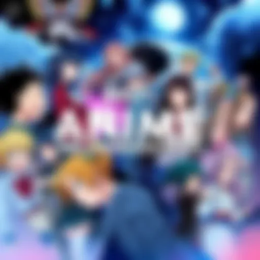 Anime Series Recommendations A vibrant collage of popular anime characters from various series, showcasing diversity in styles and themes, inviting new viewers to explore.