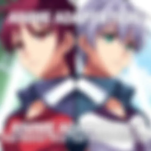 Side-by-side images of an anime character and their original manga version, showcasing the similarities in design and style.