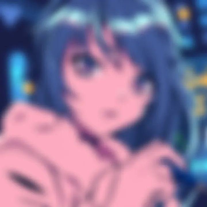 An artist tracing a beloved anime character with colorful lineart and shading