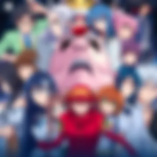 A collage of various anime characters from lesser-known shows, showcasing diverse styles and themes.