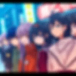 Anime characters looking similar A group of anime characters with similar hairstyles and outfits, showcasing the trend of sameness in current anime shows.