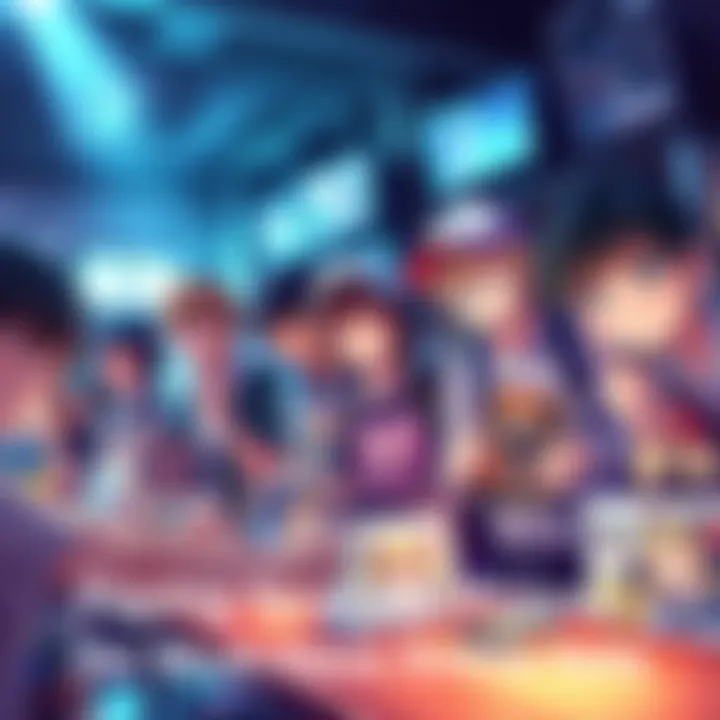 A group of anime fans proudly displaying their limited edition anime sets, capturing their excitement and passion for collectibles