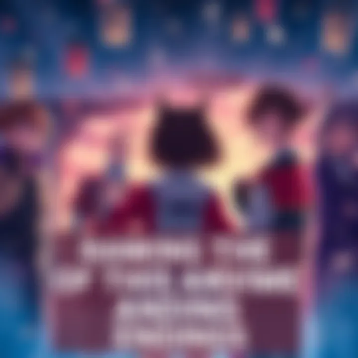 A dramatic scene from 'Of The Devil Speak Of The Devil' showcasing the main characters in an emotional farewell