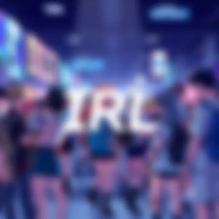 A group of anime fans wearing themed clothing gather at a local event, sharing stories and experiences.