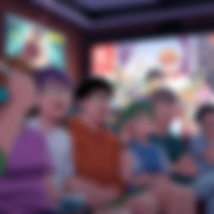 Group of anime fans reacting while watching the first episode of Steel Ball Run