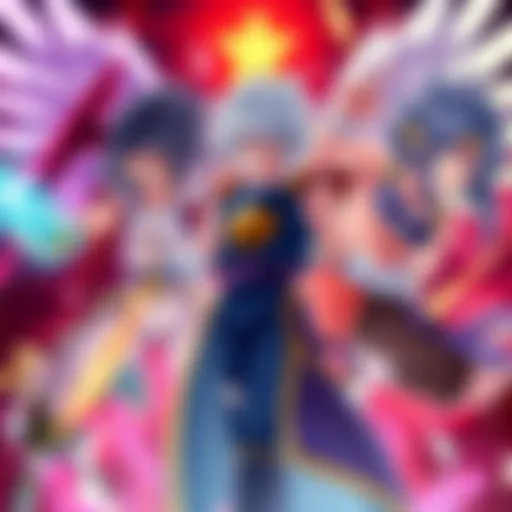 Anime characters who are gods Main characters from popular anime series portrayed as gods, showcasing their powers and unique designs