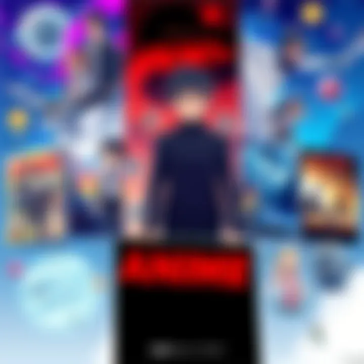 Anime Movie Recommendations An illustration featuring various unique anime movie covers with characters and vibrant scenes