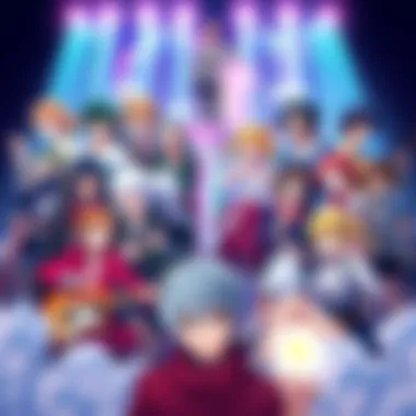 A vibrant collage of popular anime characters and scenes from various shows, inviting fans to share their favorite picks.