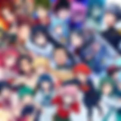 A collage of various anime characters and series, showcasing a mix of popular and lesser-known titles for anime fans.