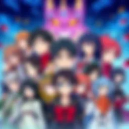 Anime Series Recommendations A collage of popular anime characters showcasing different art styles and themes from top anime series, inviting fans to explore new shows.