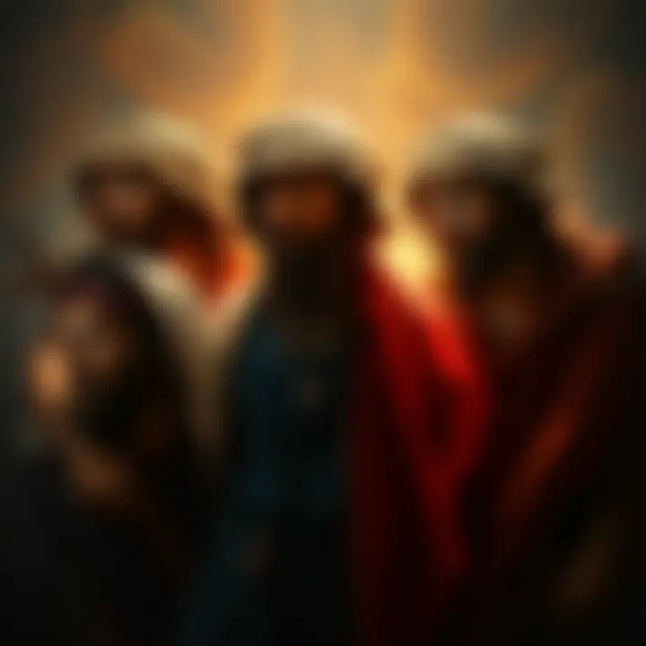 Portrayal of Apostles in Art Artistic depiction of the Apostles highlighting their varying portrayals and expressions