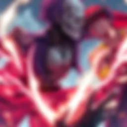 Aramaki confronts Loki and Luffy in an intense showdown