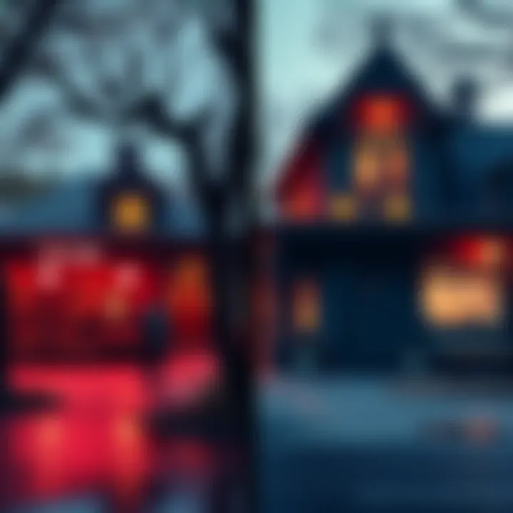 A split image showing Arlong Park on one side, capturing its nostalgic vibe, and Franky House on the other, highlighting an emotional scene with Bumsopp.